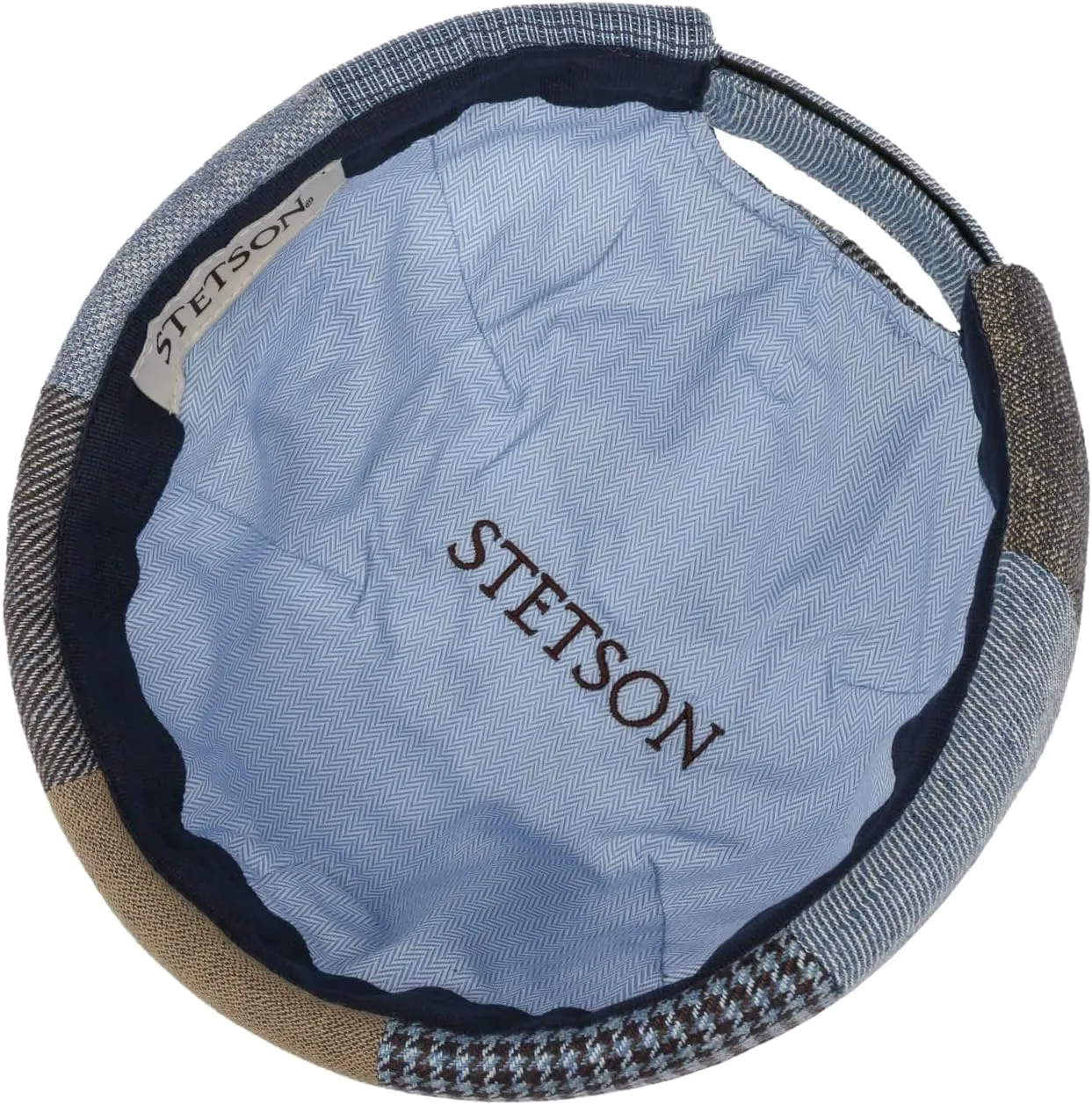Stetson Laughlin Patchwork Docker Hat Women/Men - Made in The EU