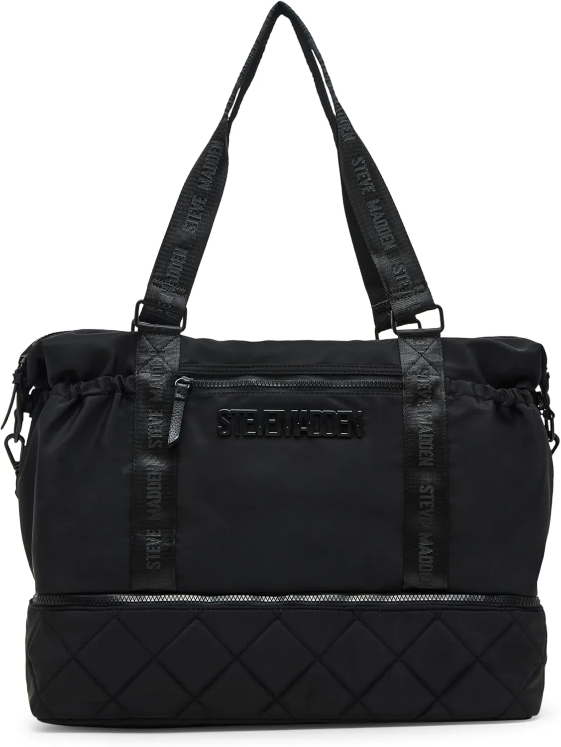 Steve Madden Barri Quilted Overnighter with Shoe Compartment