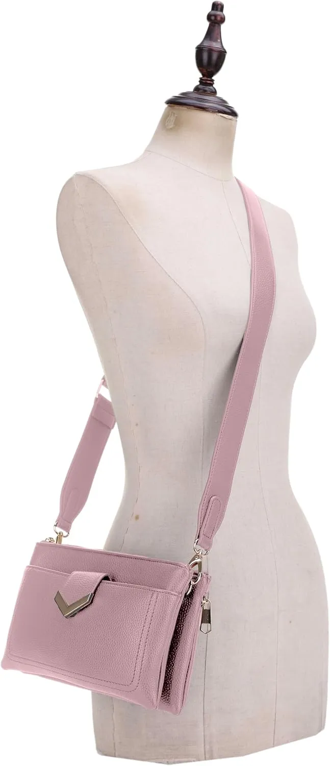 Stylish Multi-Compartment Crossbody Bag – Perfect for Travel, Work, Daily Use, with Adjustable Strap & Secure Storage