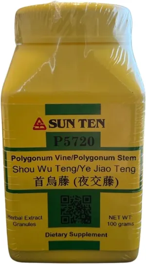 Sun Ten - Polygonum Vine/Polygonum STEM Ye Jiao Teng Concentrated Granules 10.