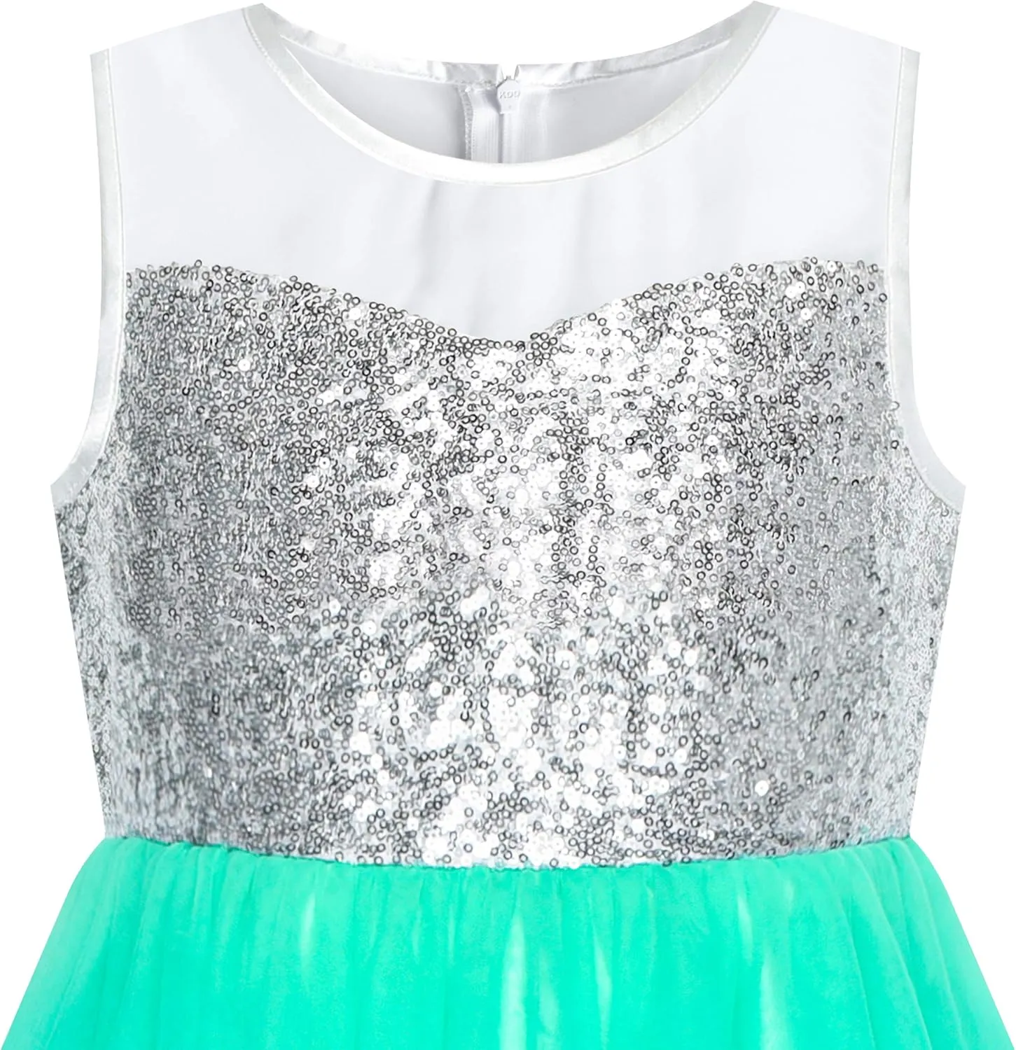 Sunny Fashion Flower Girls Dress Unicorn Rainbow Pageant Princess Party