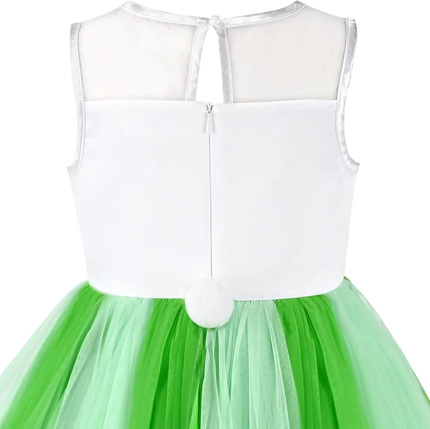 Sunny Fashion Girls Dress Unicorn Rainbow Tulle Unicorn Headband Party Size 4-10