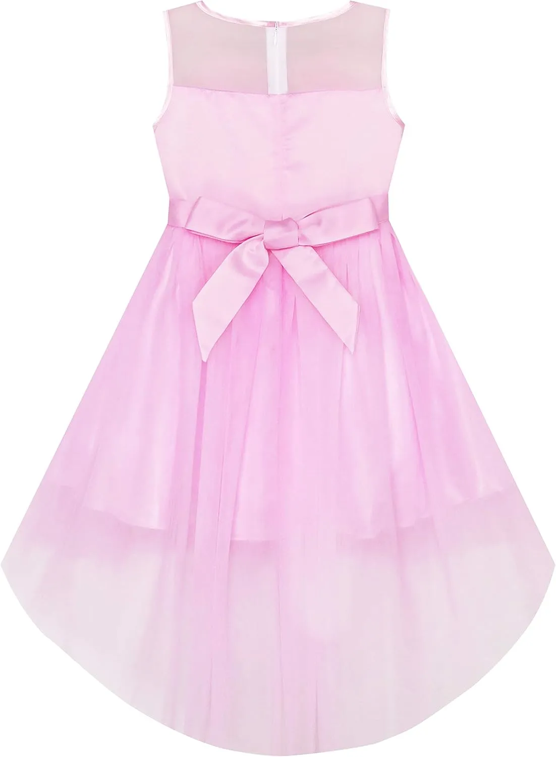Sunny Fashion Girls Dress Unicorn Rainbow Tulle Unicorn Headband Party Size 4-10