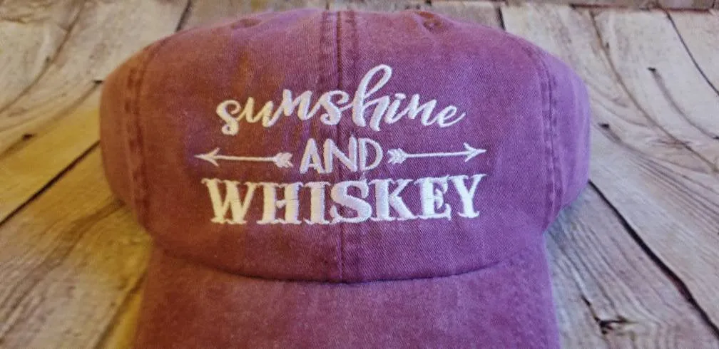 Sunshine and Whiskey,  7 Optional Hat colors