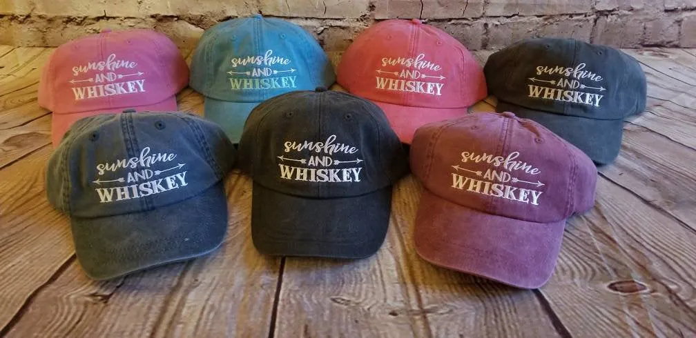 Sunshine and Whiskey,  7 Optional Hat colors