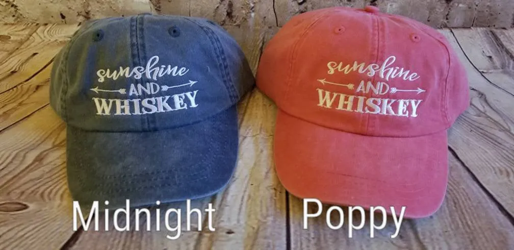 Sunshine and Whiskey,  7 Optional Hat colors