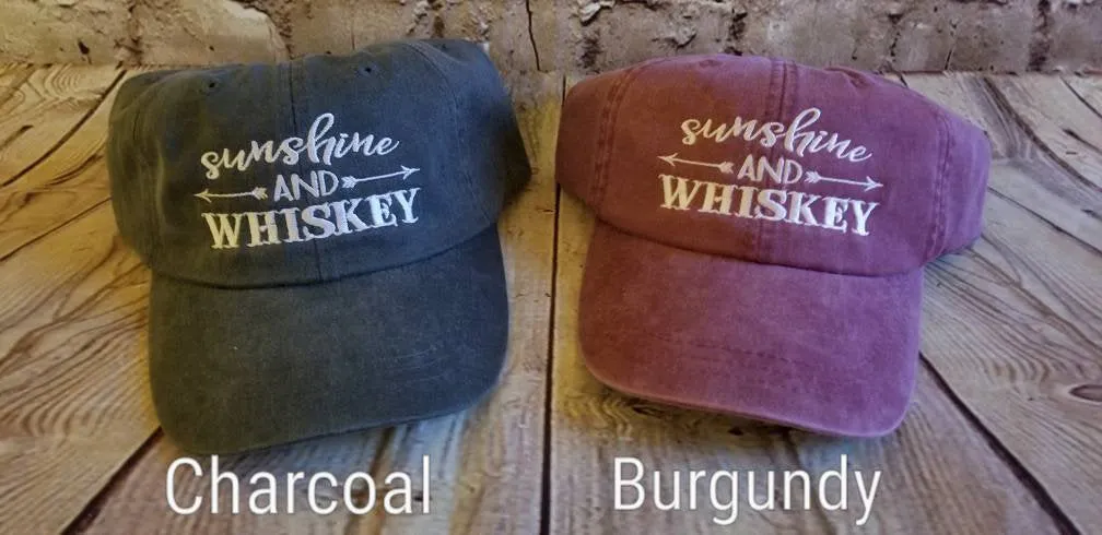 Sunshine and Whiskey,  7 Optional Hat colors