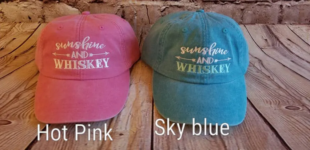 Sunshine and Whiskey,  7 Optional Hat colors