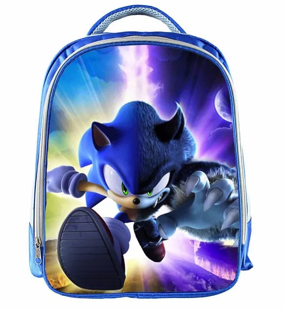 Super Mario Bros Sonic School Bag