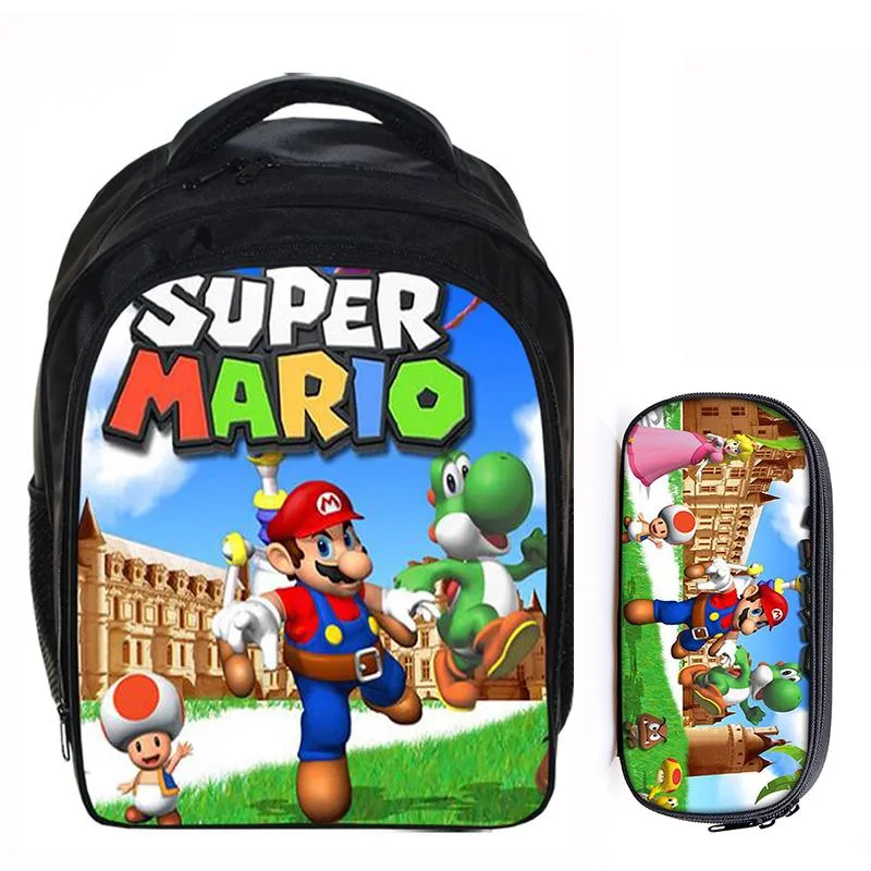 Super Mario School  Bags