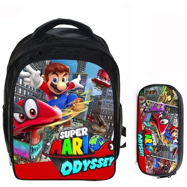 Super Mario School  Bags
