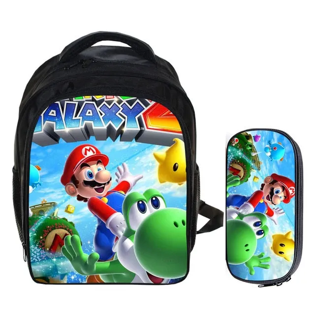 Super Mario School  Bags