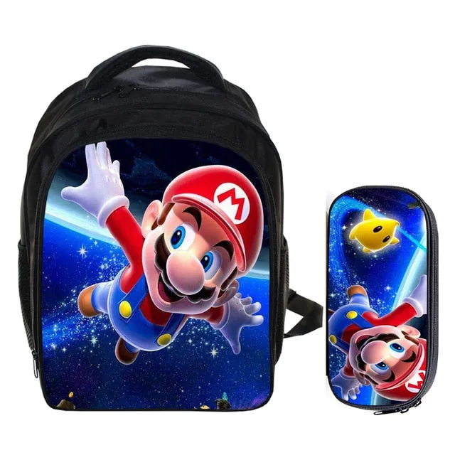 Super Mario School  Bags