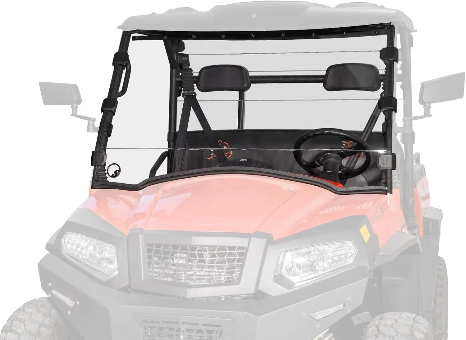 SuperATV HiSun Sector Scratch-Resistant Full Windshield