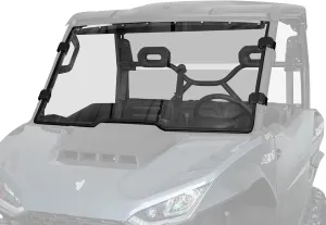 SuperATV Segway Fugleman UT10 Scratch-Resistant Full Windshield | Standard Cab | Includes Pre-installed Bulb Seal