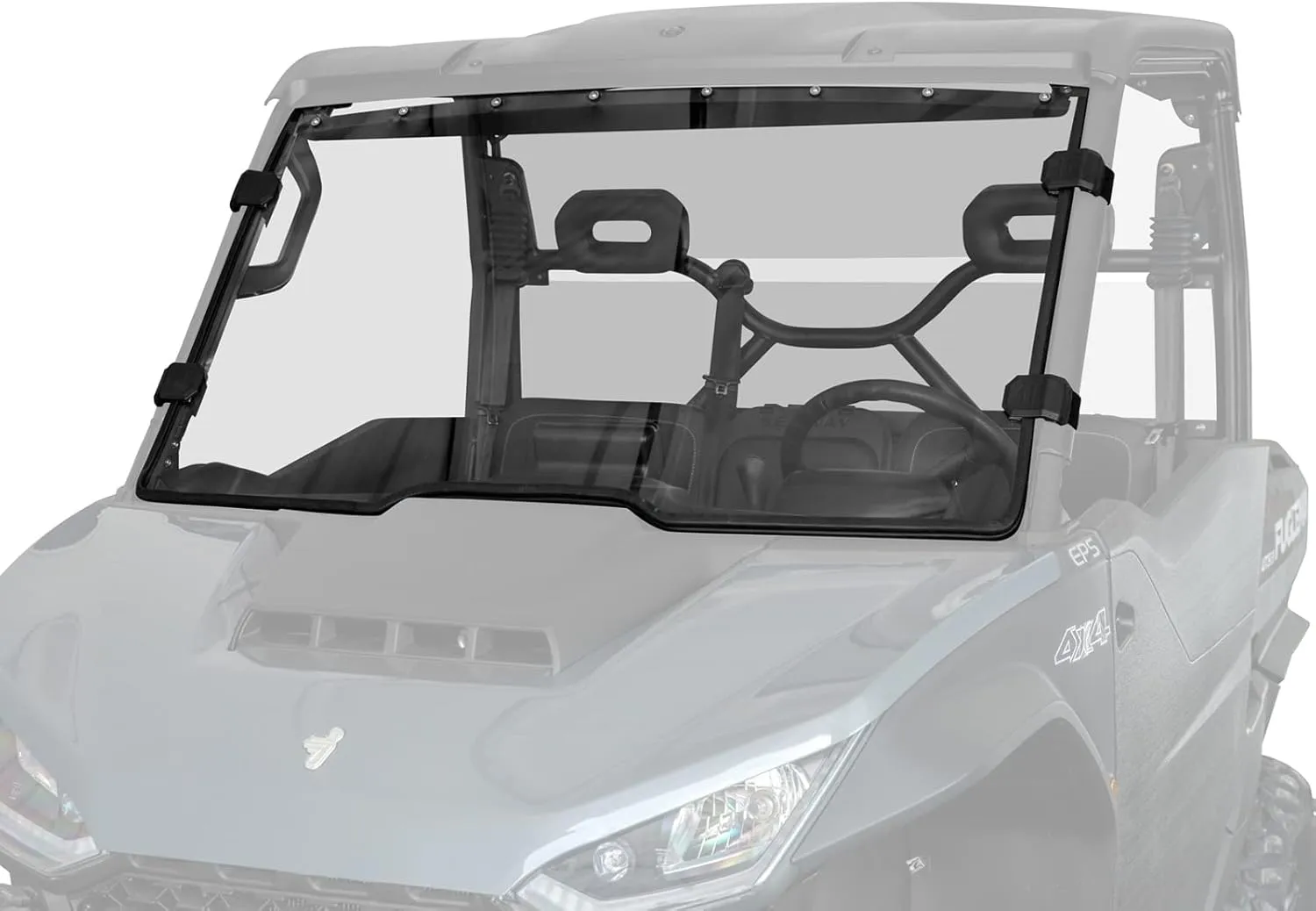SuperATV Segway Fugleman UT10 Scratch-Resistant Full Windshield | Standard Cab | Includes Pre-installed Bulb Seal