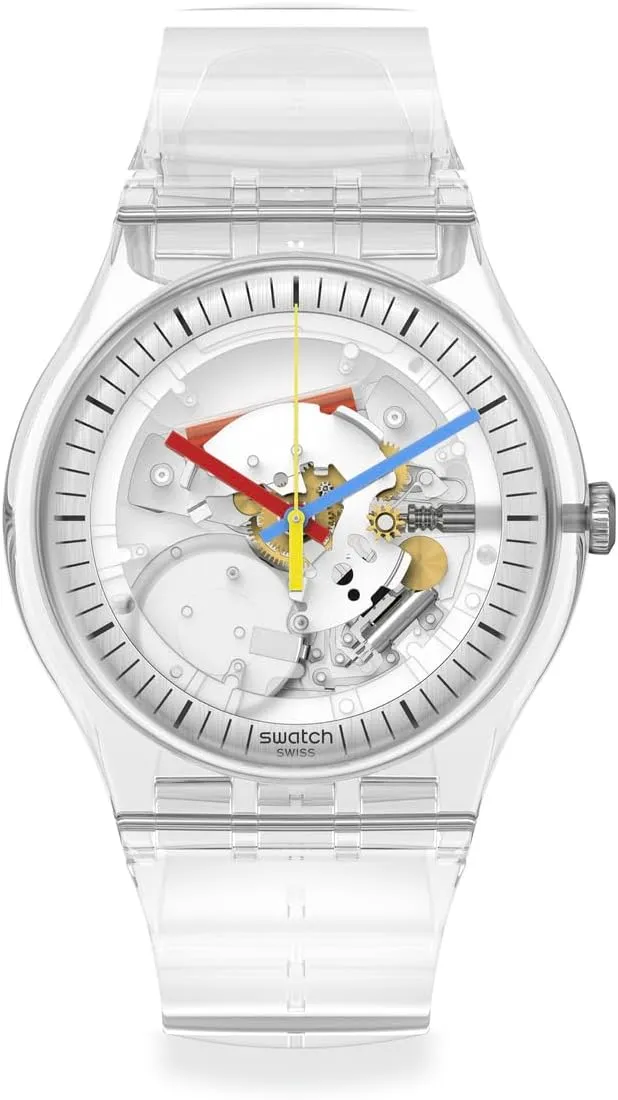 Swatch New Gent BIOSOURCED Clearly Quartz Watch