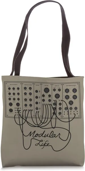 Synthesizer eurorack modular Synth Tote Bag