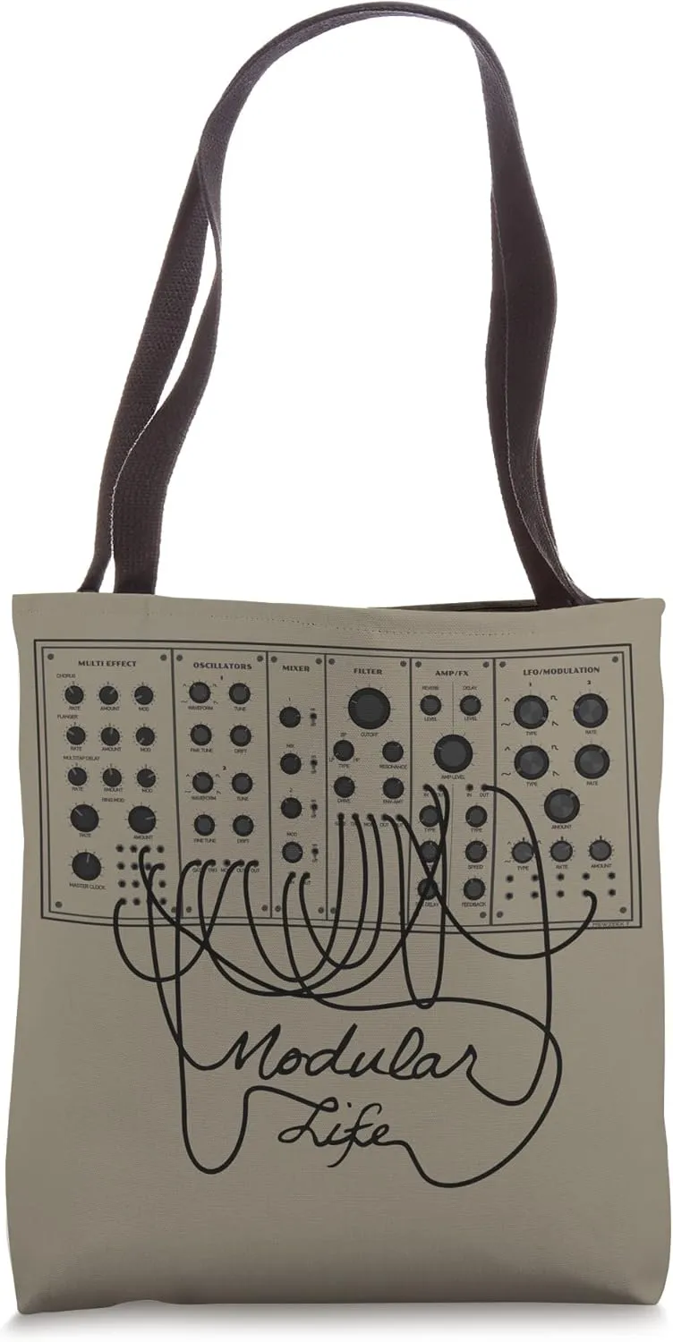 Synthesizer eurorack modular Synth Tote Bag
