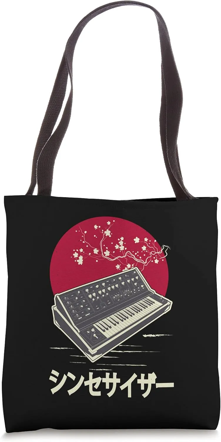 Synthesizer Keyboard Analog Modular Japanese Synth Tote Bag