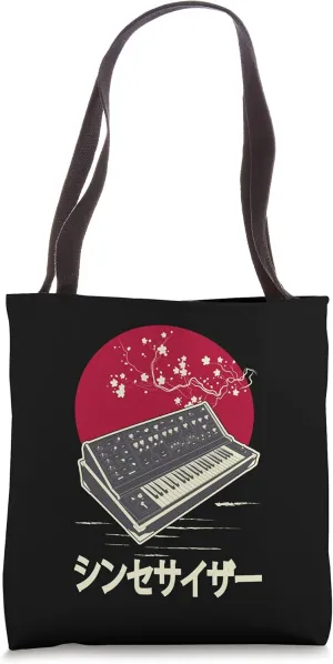 Synthesizer Keyboard Analog Modular Japanese Synth Tote Bag