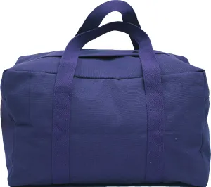 Tactical Parachute Cargo Bag SMALL Cotton Canvas Carry Bag, 19" x 12" x 11" - Navy Blue