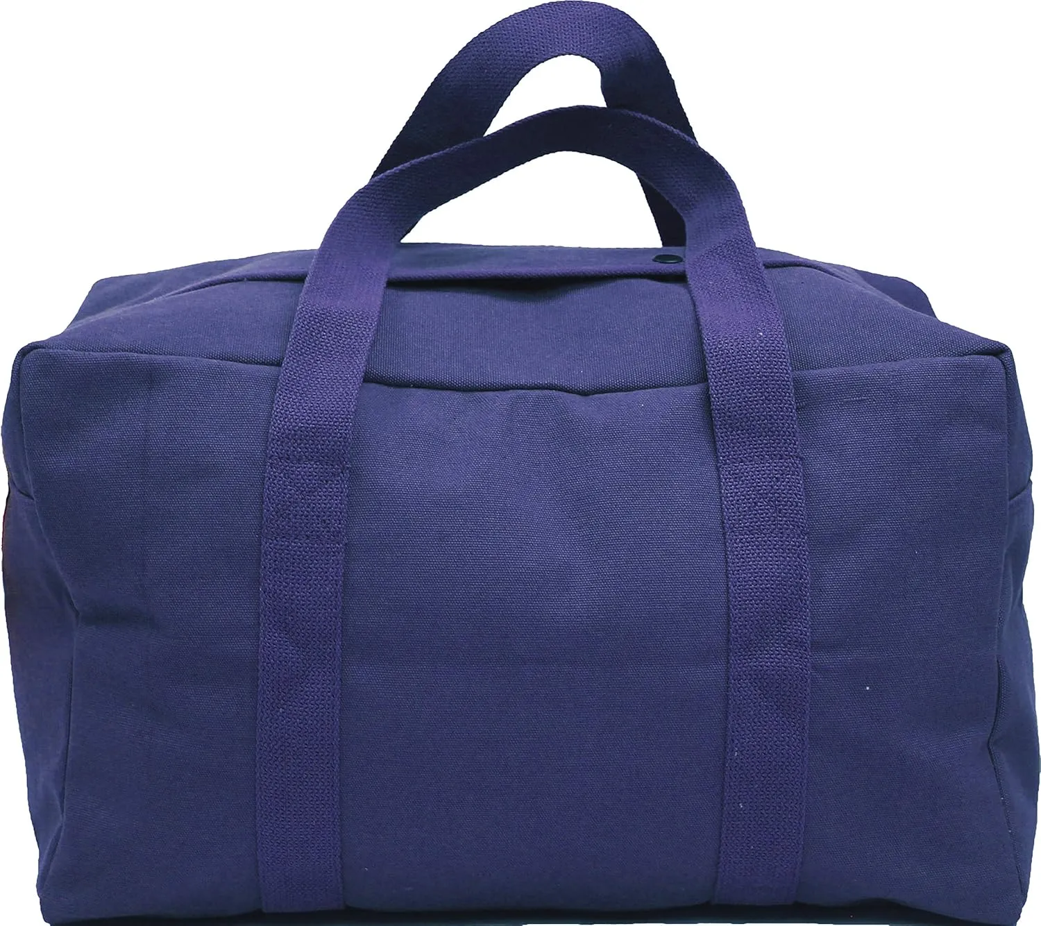 Tactical Parachute Cargo Bag SMALL Cotton Canvas Carry Bag, 19" x 12" x 11" - Navy Blue