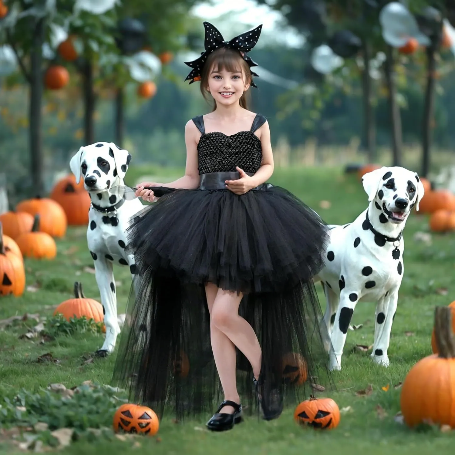Tao-Ge Christmas Tutu Dress for Girls Tulle Dresses Fairy Princess Dress for Kids Toddler Little Girl Birthday Party Outfit