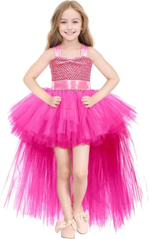 Tao-Ge Christmas Tutu Dress for Girls Tulle Dresses Fairy Princess Dress for Kids Toddler Little Girl Birthday Party Outfit