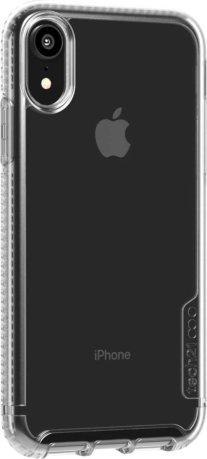 Tech21 Pure Clear Scratch Resistant Case for iPhone XR - 6.1" Screen, Polyurethane Material