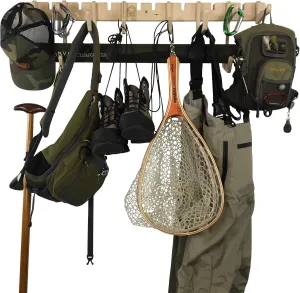The Jetty Fishing Gear Wall Rack