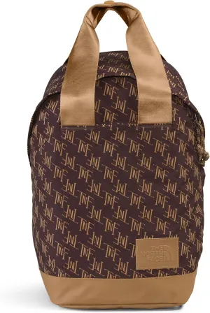 THE NORTH FACE Women's Never Stop Daypack, Coal Brown TNF Monogram Print/Utility Brown, One Size