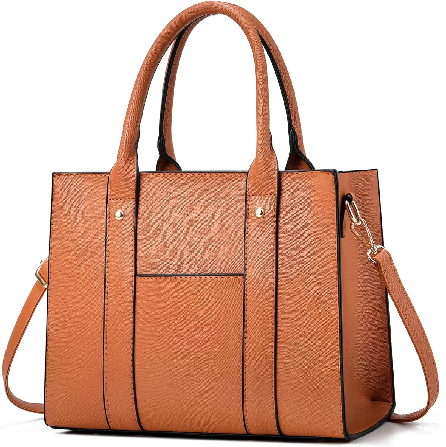 The Tote Bag Crossbody Purses for Women Shoulder Bag Handbags PU Leather Top Handle Bags with zipper