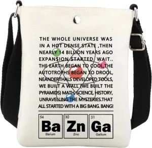 Theory Crossbody Bag Bang TV Show Inspired Gifts Fans Gift for Scientist Physicis Shoulder Bag