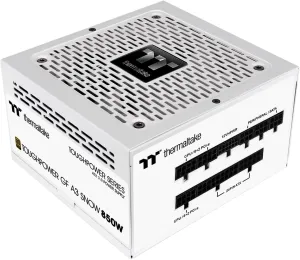Thermaltake Toughpower GF A3 Snow Edition 850W 80  Gold Full Modular SLI/Crossfire Ready ATX 3.0 Power Supply; PCIe Gen.5 450W 12VHPWR Connector Included; PS-TPD-0850FNFAGU-N; 10 Year Warranty