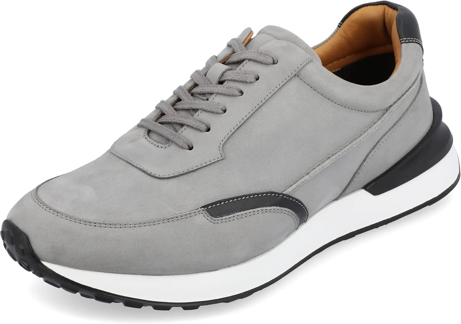 Thomas & Vine Mens Lowe Tru Comfort Foam Casual Lace-up Leather Sneaker