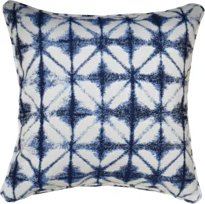 Thomasville At Home Midori Indigo 20" Square Pillow Cover Only, (1) Pillow Cover Only, Acrylic/Polyester, Outdoor