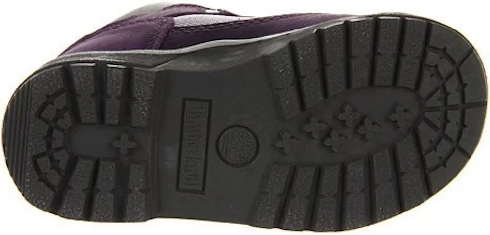 Timberland Children's Field Boot Leather/Fabric, Purple/Grey Leather/Fabric