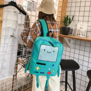 Time Emoji Teenage BMO Teenagers School Girls Women for Mochila for Printing Backpacks Intelligent Backpack Feminina Bags Stylish design Anime Adventure