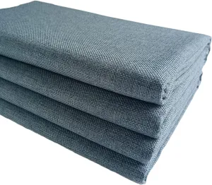 TinaKim Faux Linen Type Cloth Fabric for Sofa Chair Upholstery Material (Blue Gray, 2 Yard (57x 72 inch))