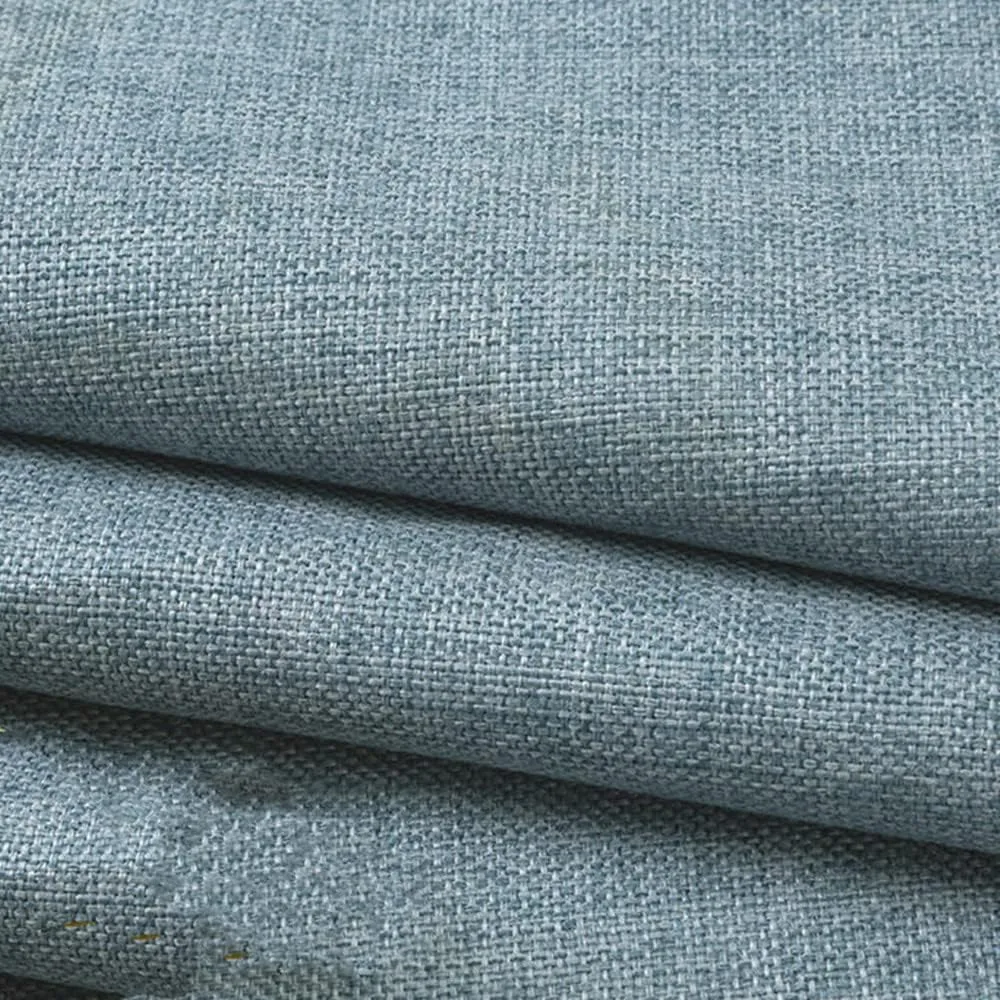 TinaKim Faux Linen Type Cloth Fabric for Sofa Chair Upholstery Material (Blue Gray, 2 Yard (57x 72 inch))