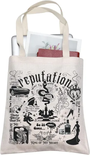 TOBGBE Tour Concert Gift Singer Fan Gift Album Name Inspired Tote Bags Music Lover Merchandise Song Lyric Gift