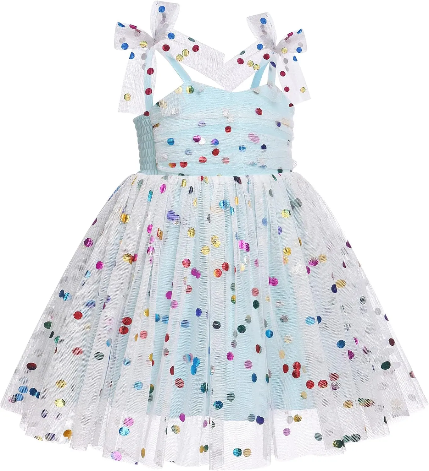 Toddler Baby Tutu Dress Sleeveless Tulle Dress First Birthday Cake Smash Pageant Clothes for Photo Shoot