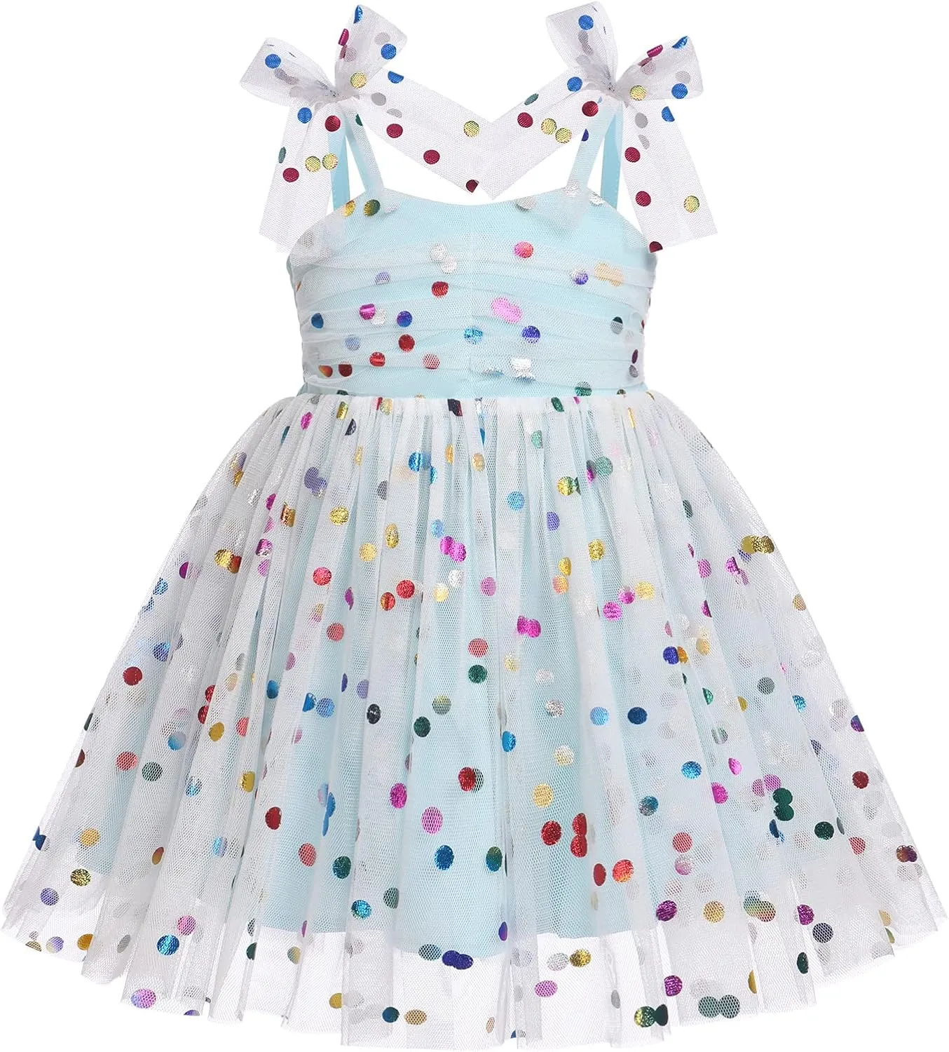 Toddler Baby Tutu Dress Sleeveless Tulle Dress First Birthday Cake Smash Pageant Clothes for Photo Shoot