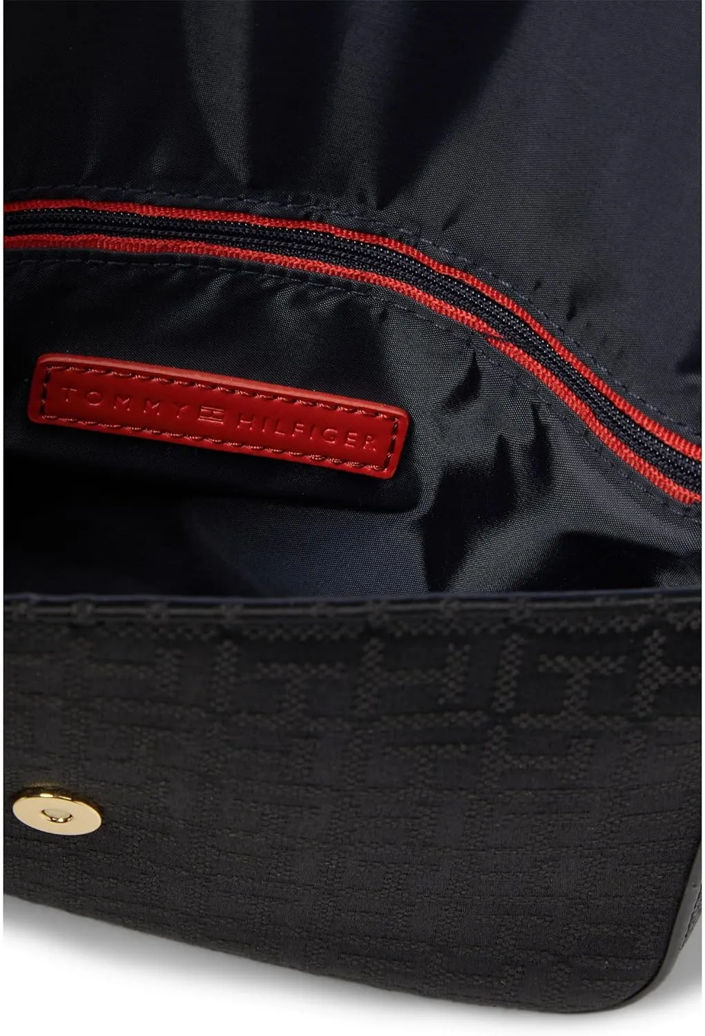 Tommy Hilfiger Alexis II Flap Crossbody Square Monogram Jacquard