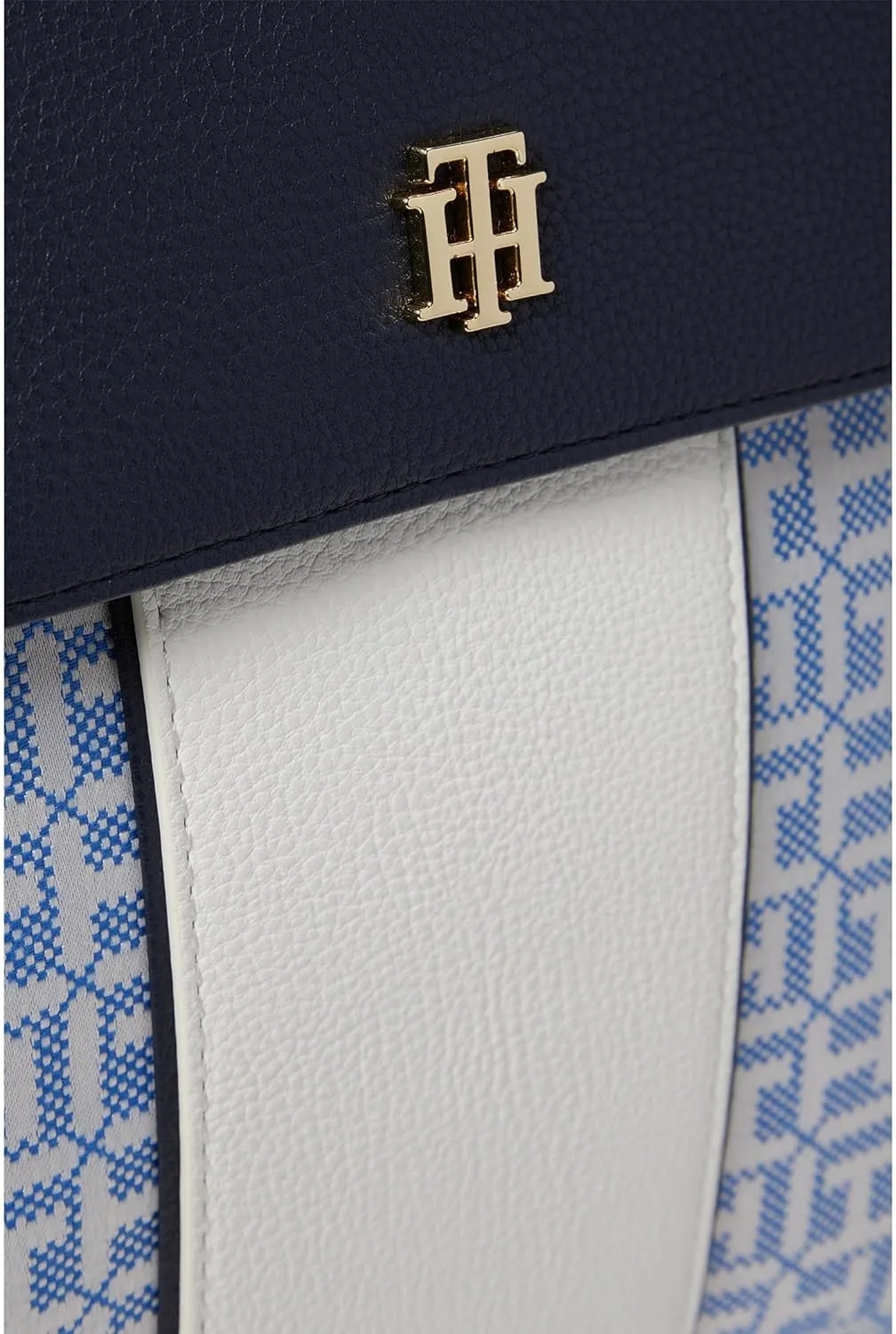 Tommy Hilfiger Chloe II Flap Backpack Blue Spell/White Greige One Size