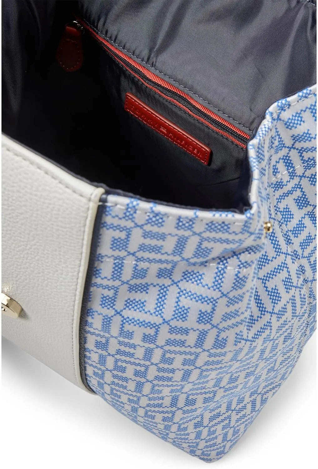 Tommy Hilfiger Chloe II Flap Backpack Blue Spell/White Greige One Size
