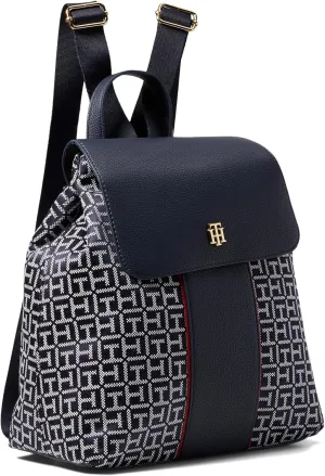 Tommy Hilfiger Chloe II Flap Backpack Navy/White One Size