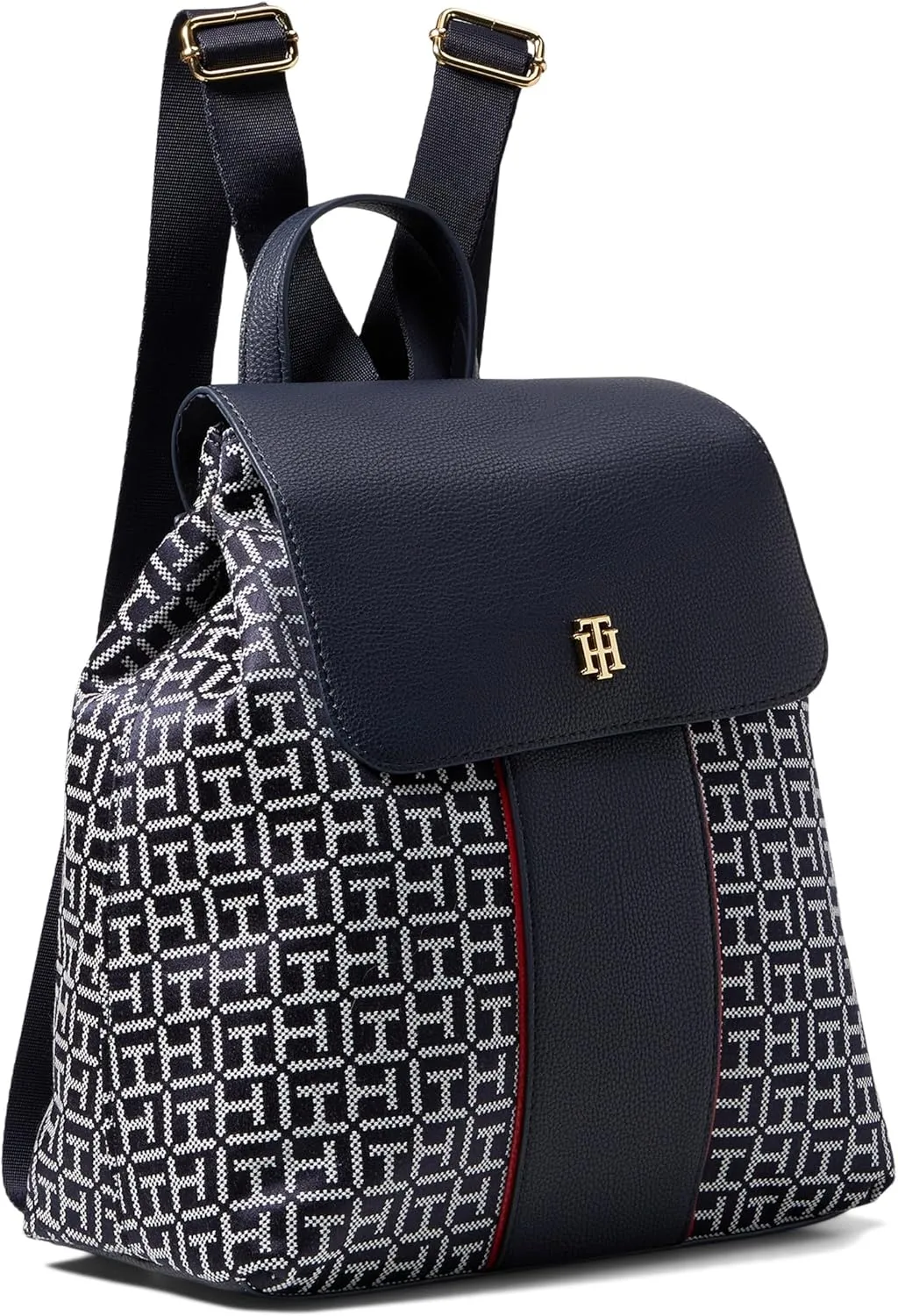 Tommy Hilfiger Chloe II Flap Backpack Navy/White One Size