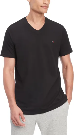 Tommy Hilfiger Men's Flag V Neck Tee
